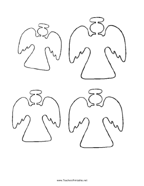 Angel Templates Teachers Printable