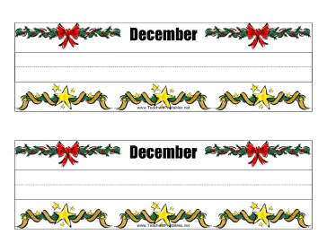 Desk Tag December Teachers Printable