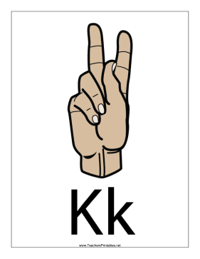 Letter K-Filled-With Label Teachers Printable