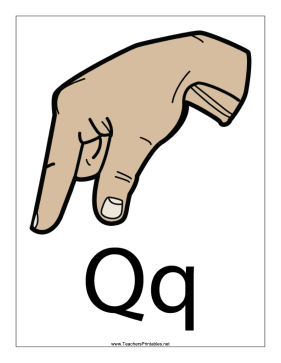 Letter Q-Filled-With Label Teachers Printable