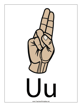 Letter U-Filled-With Label Teachers Printable