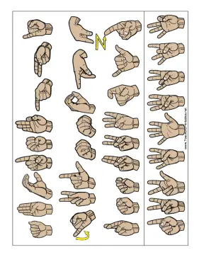 Letter and Number Chart-Filled-No Label Teachers Printable