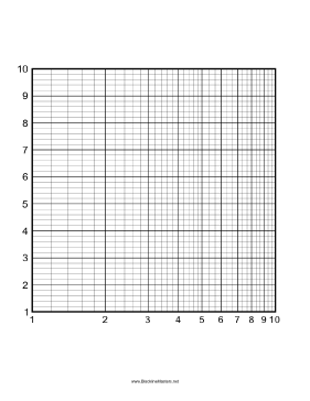 Semilog x Blackline Master Teachers Printable