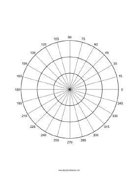 Polar one-inch Blackline Master Teachers Printable