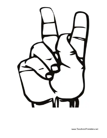 Sign Language K Teachers Printable