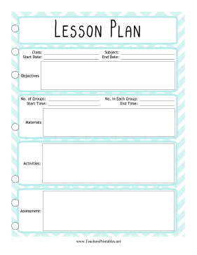 Teacher Organization Binder Lesson Plan