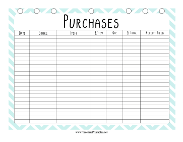 Teacher Organization Binder Purchases Teachers Printable